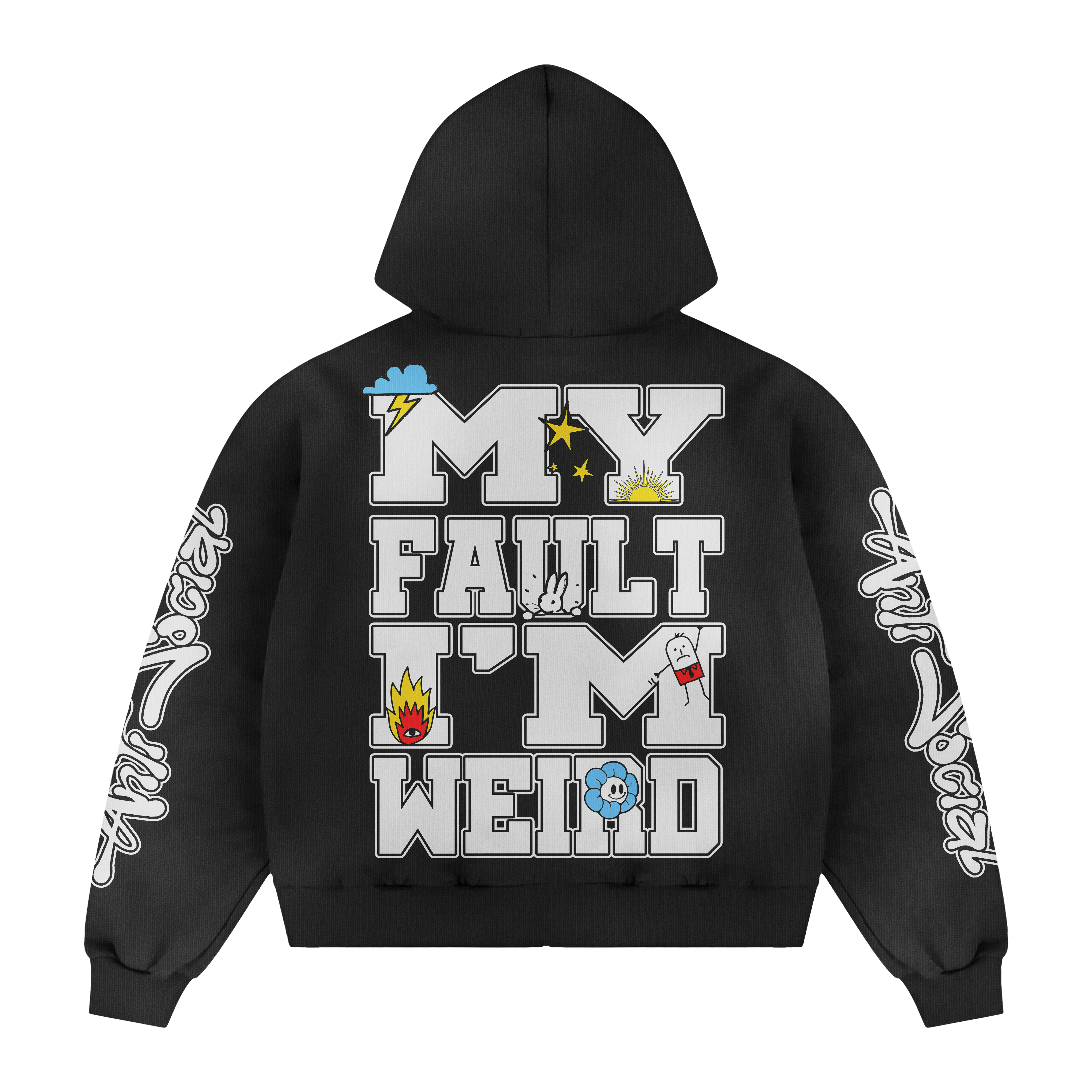 WEIRDO HOODIE | BLACK